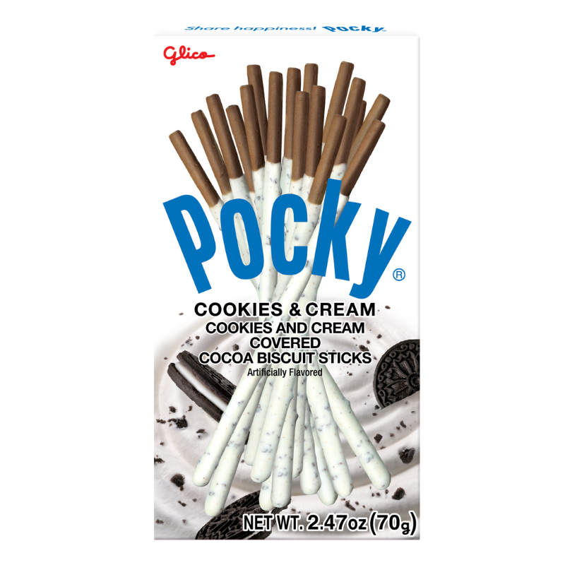 Glico Pocky® Cookies & Cream, 2.47 oz | Snyder's Candy