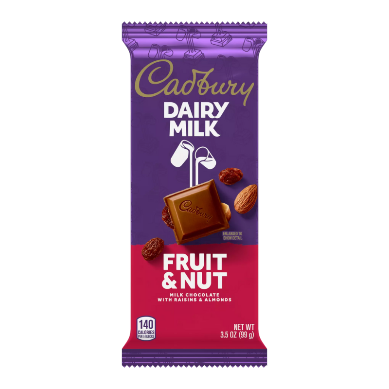 Cadbury® Fruit & Nut XL Candy Bar, 3.5 oz.