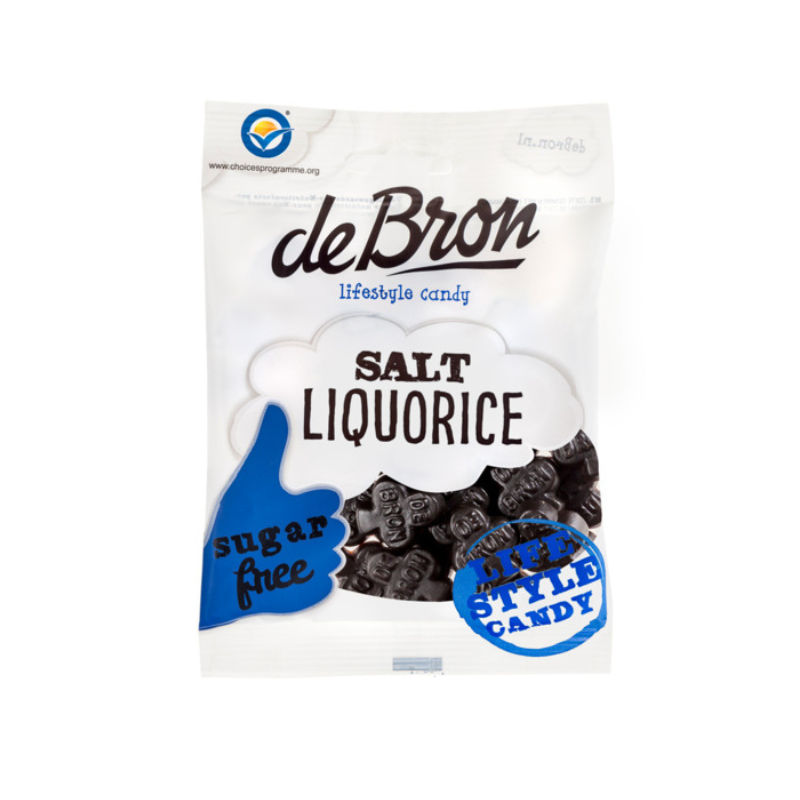 deBron® Salt Licorice (Sugar Free), 4 oz.