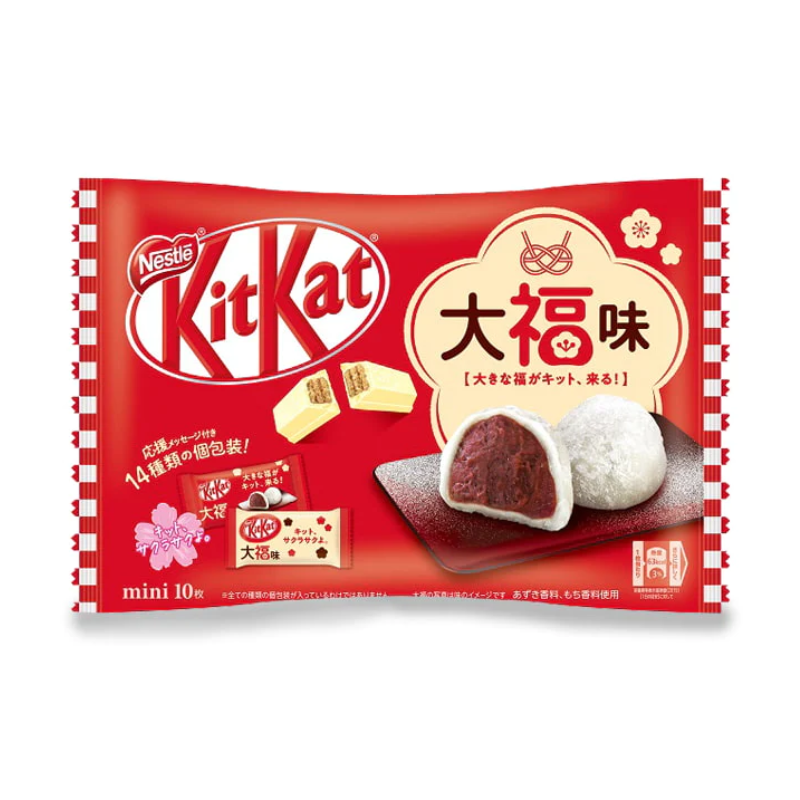 消費税無し Mochi Bean Red KitKat® (Japanese oz 4.09 Import), キャットフード