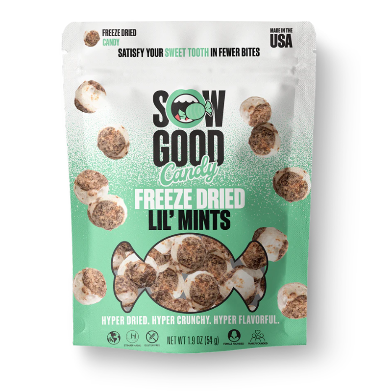 Sow Good Candy, Freeze Dried Junior Mints - 1.5 oz. | Snyder's Candy