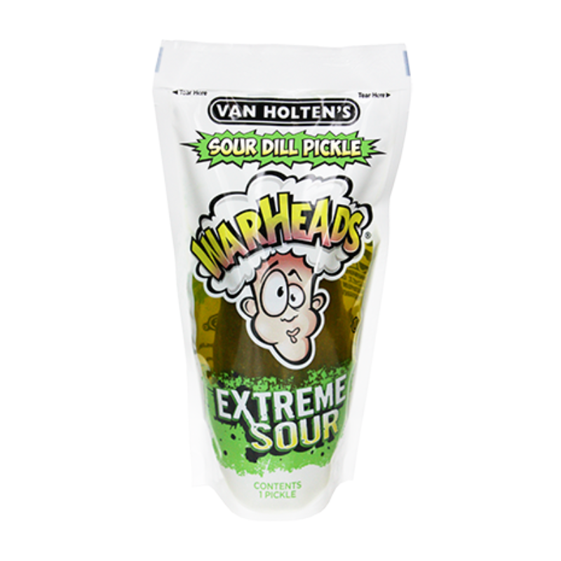 Van Holten's - WARHEADS® Extreme Sour Pickle, 9 oz.