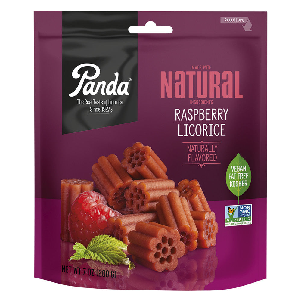Panda® Original All Natural Soft Raspberry Licorice - 7 oz.