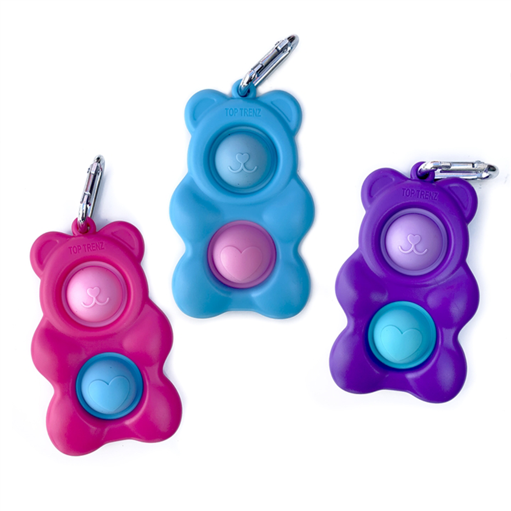 OMG!! Mega Pop Keychain Mini Pop-Its - Gummy Bear