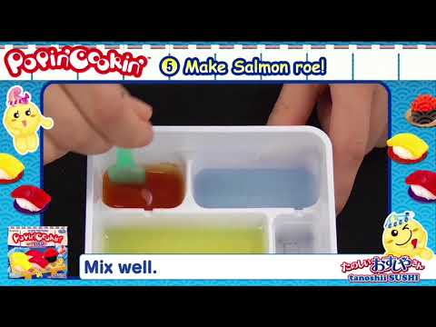 Kracie Popin Cookin Gummy Candy Sushi DIY