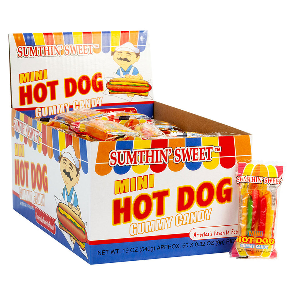 Mini Hot Dog Candy - Pack of 5 (2oz)
