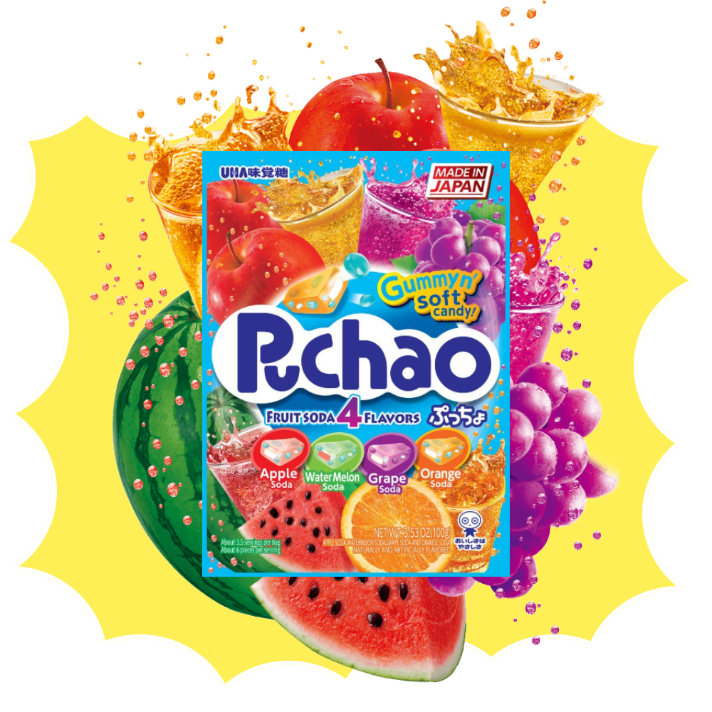 Puchao® 4 Fruit Soda Mix - 3.53 oz.