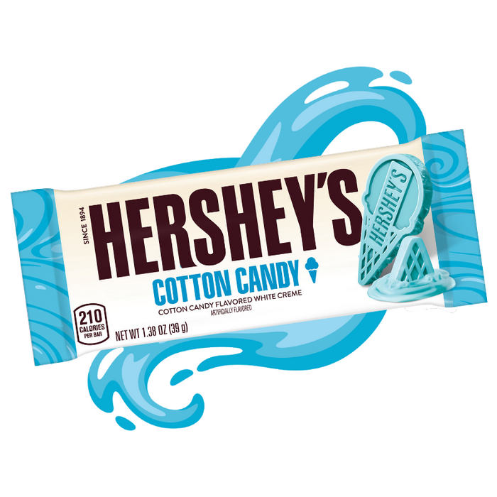 HERSHEY'S ICE CREAM SHOPPE Cotton Candy Standard Bar 1.38oz Snyder