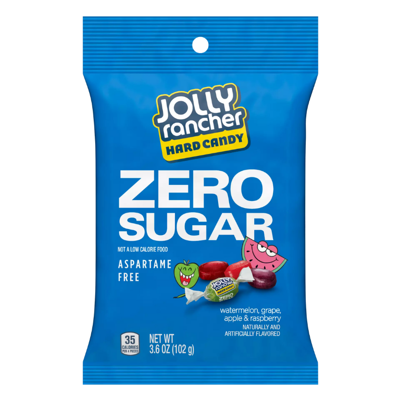 Jolly Rancher Hand Candy: ZERO SUGAR - 3.6 oz
