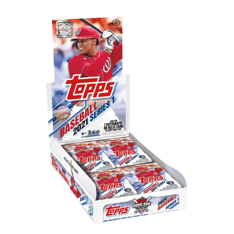 Topps® Baseball 2021 Series 1 - 16 Cards (1 pk)