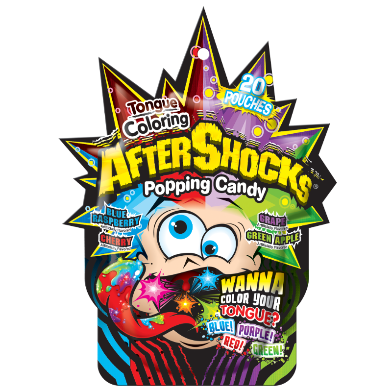 AfterShocks® Popping Candy: Tongue Colors