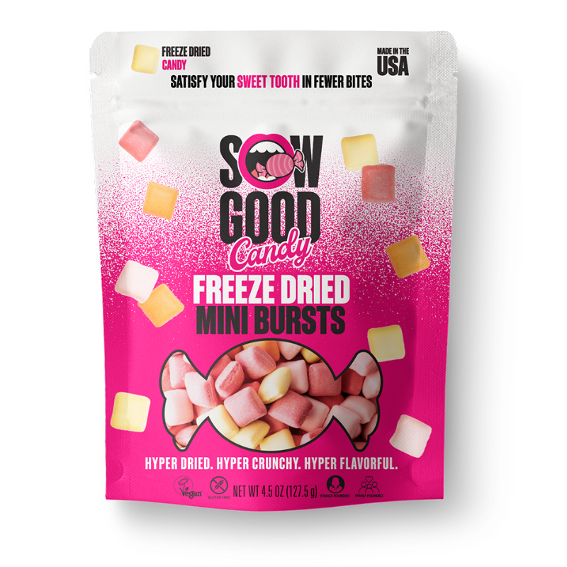 Sow Good Candy, Freeze Dried Mini Starbursts - 4.5 oz.