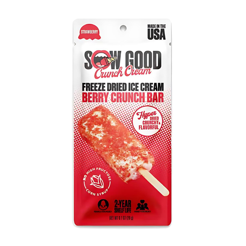 Sow Good Candy, Freeze Dried Strawberry Shortcake Bar - 0.7 oz.