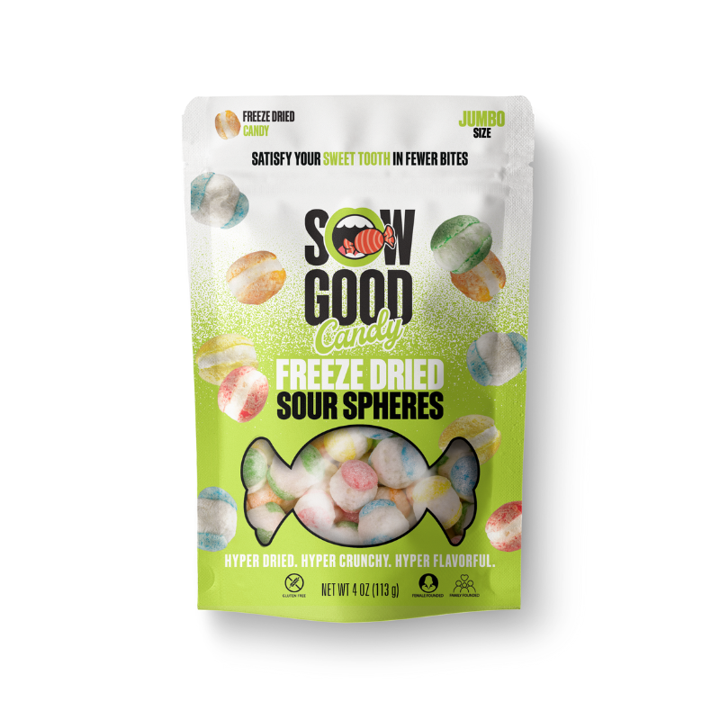 Sow Good Candy, Freeze Dried Sour Spheres - 4 oz.