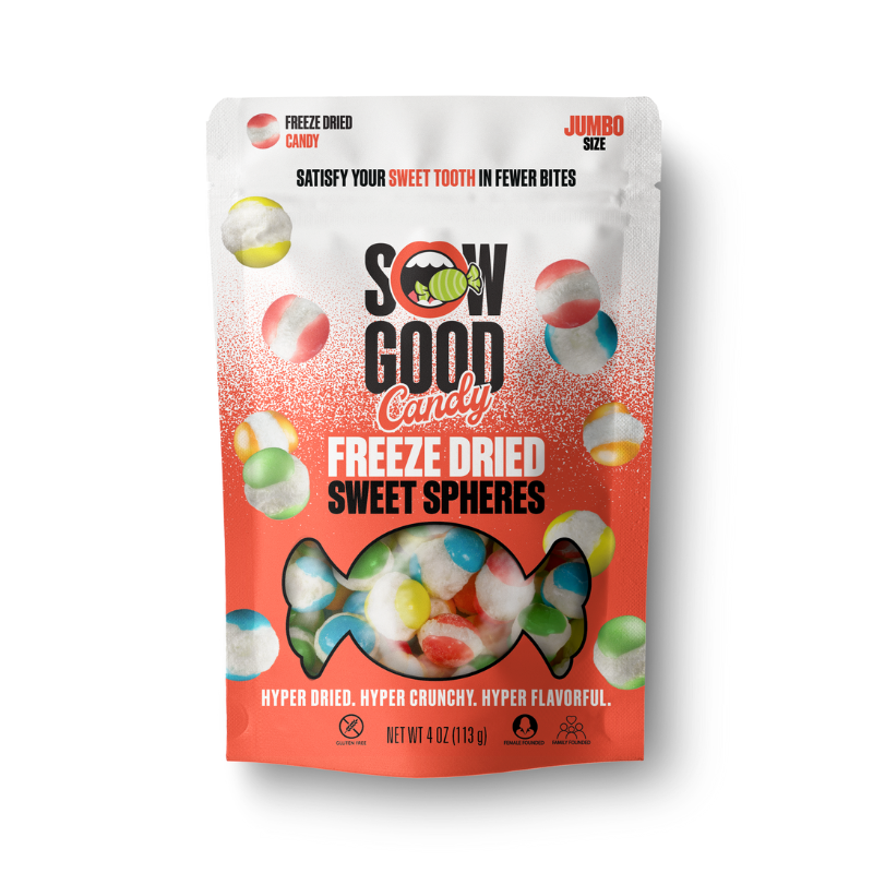 Sow Good Candy, Freeze Dried Sweet Spheres - 4 oz.