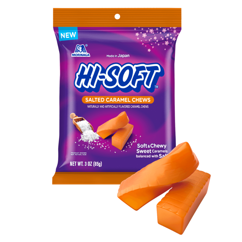 Morinaga® Hi-Soft™ Salted Caramel Chews - 3 oz.