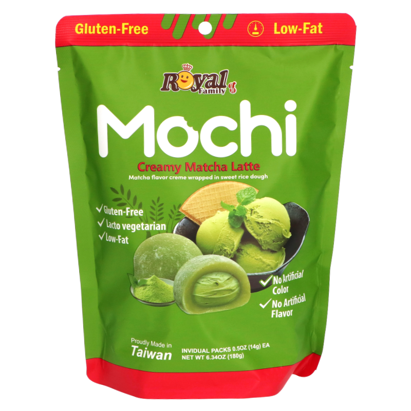 Royal Family Mochi, Creamy Matcha Latte - 6.35 oz.