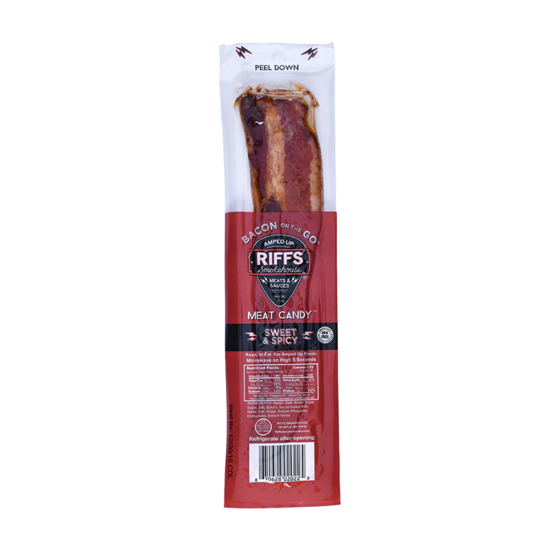 Riffs Smokehouse® Bacon on the Go - Sweet and Spicy