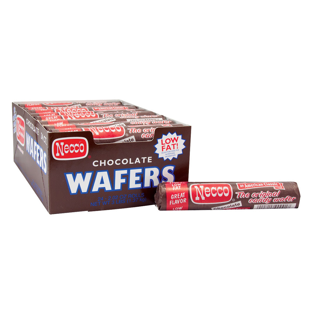 Necco Chocolate Candy Wafers 2.02 oz. Roll