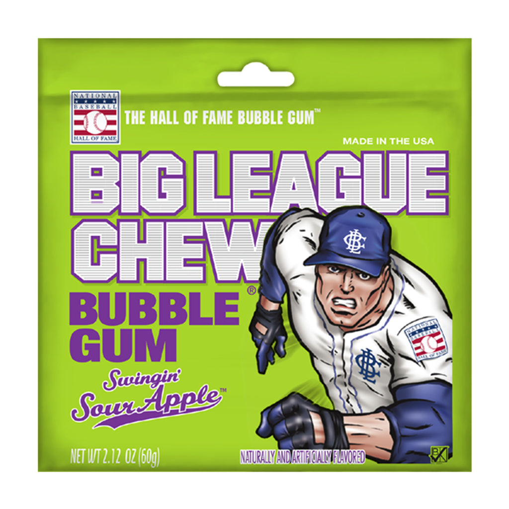 Big League Chew® Bubble Gum: Swingin' Sour Apple™ - 2.12 oz.