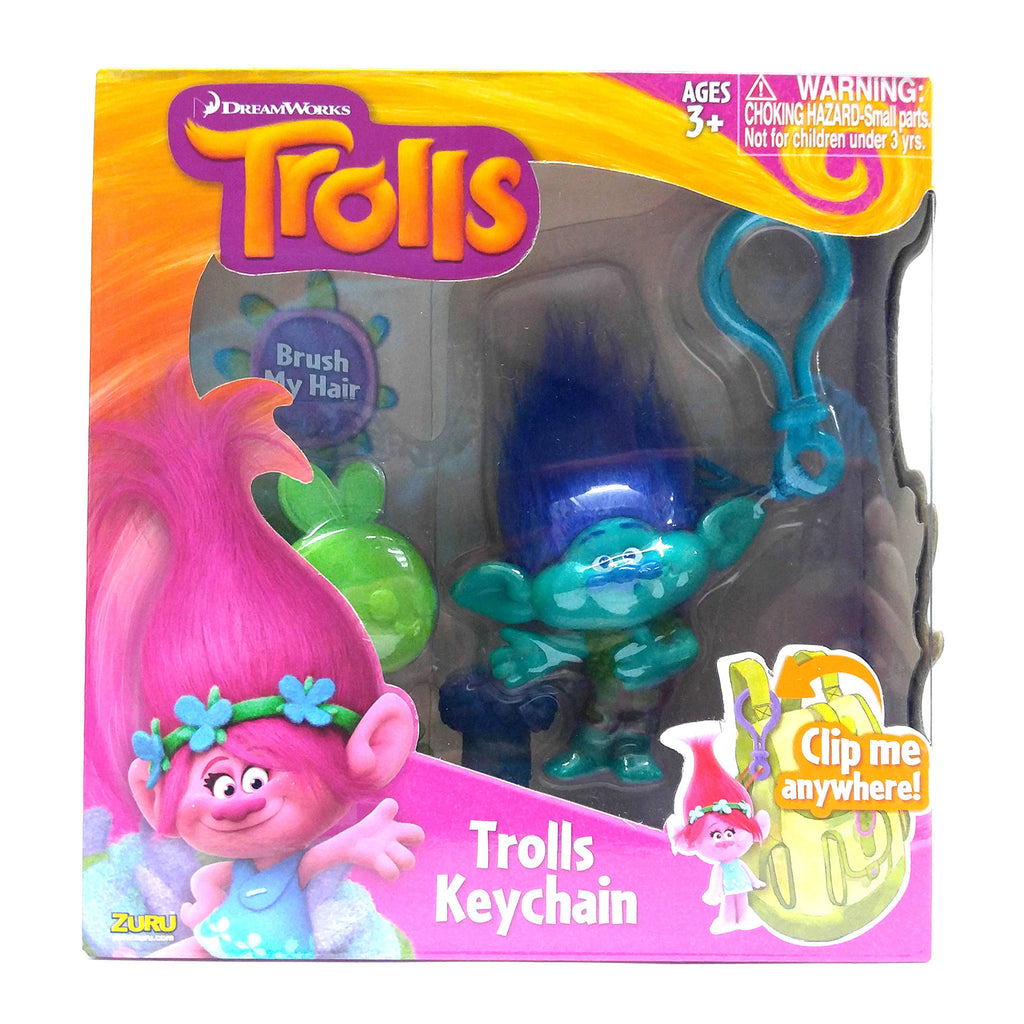 Trolls Medium Key Chain W/ Accesory - Branch