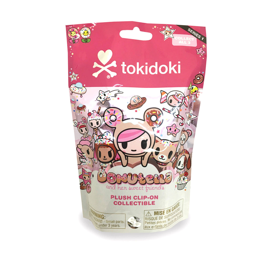 TokiDoki - Donutella and Her Sweet Friends Plush Clip-On Keychain - Series 1 Collectible Blind Pack