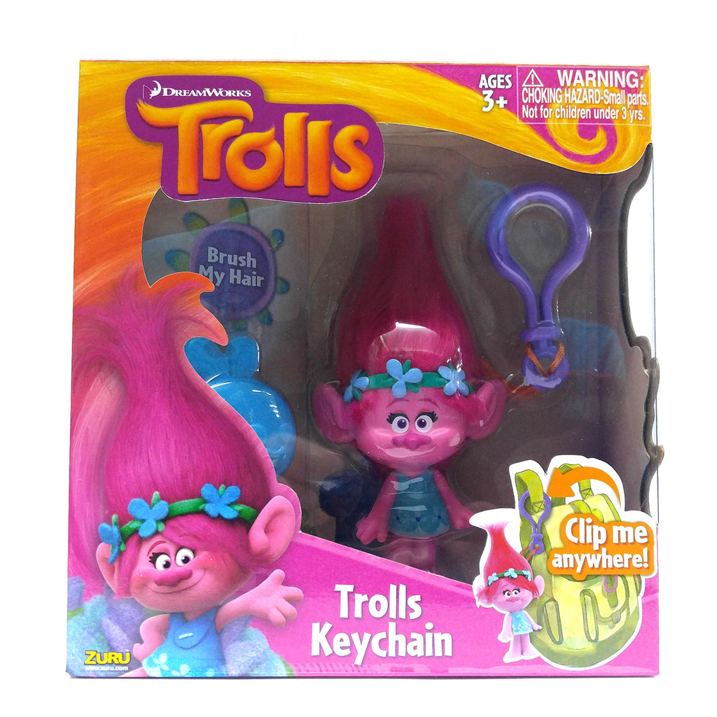 Trolls Medium Key Chain W/ Accesory - Poppy