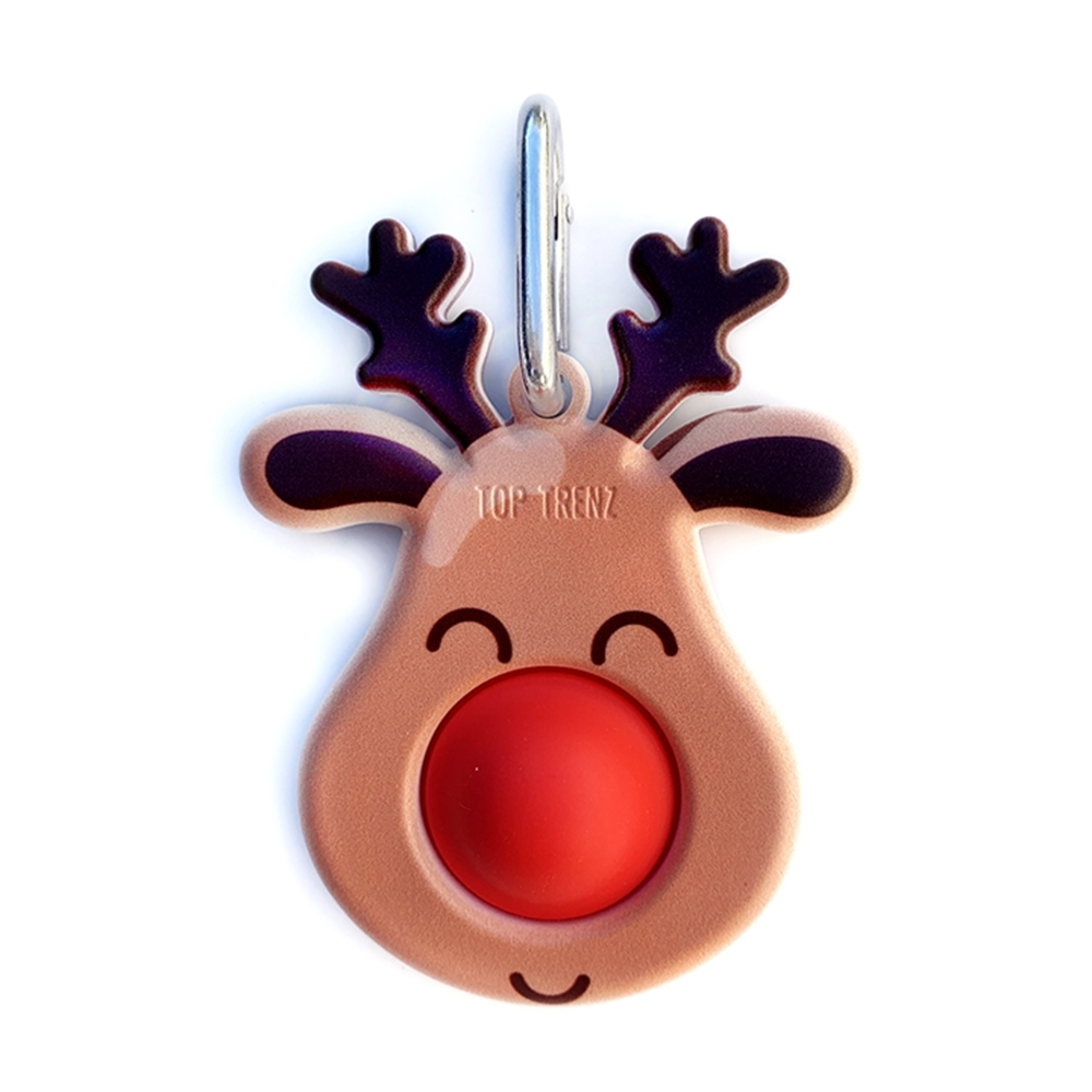 Top Trenz® OMG!! MEGA POP Keychain - Reindeer