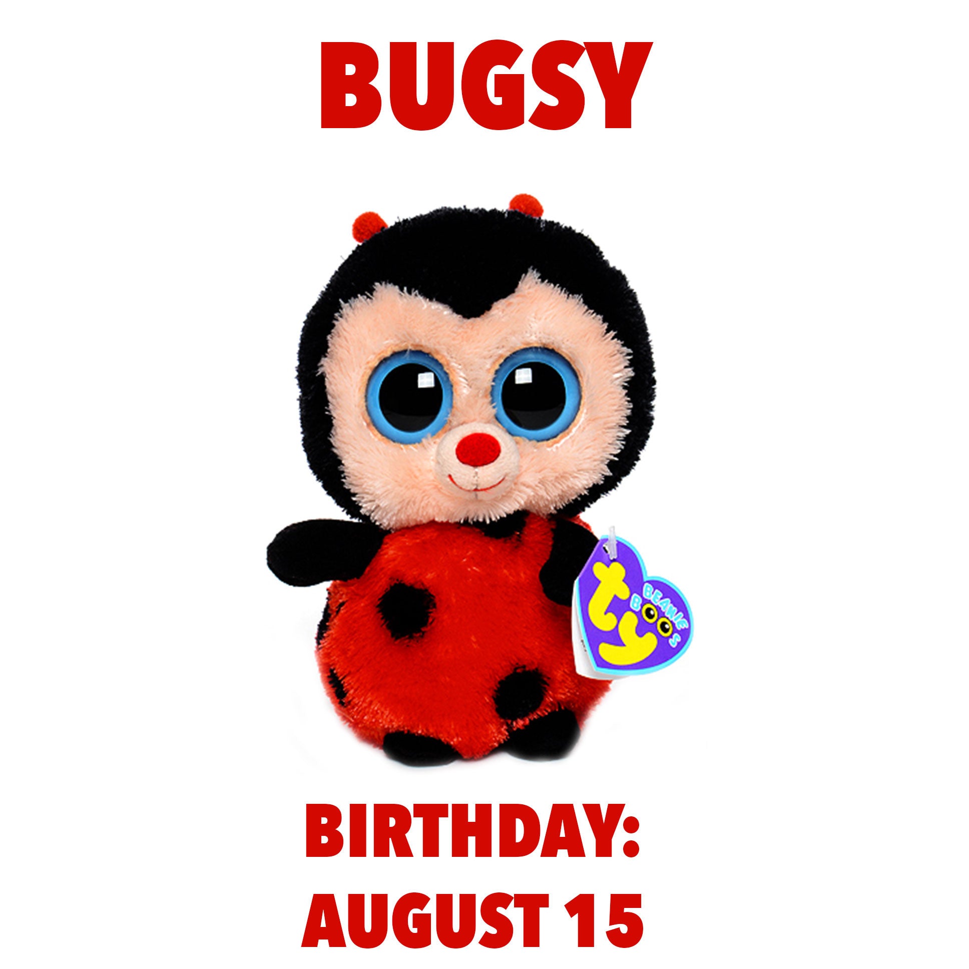 Ty Beanie Boos Bugsy Retired 2014 Snyder's Candy