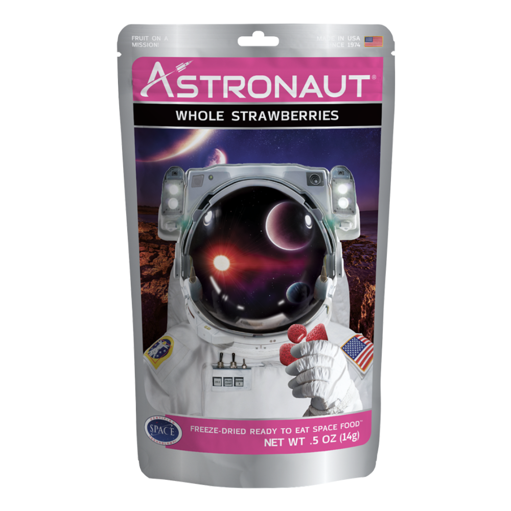 Astronaut® Freeze-Dried Strawberries - .5 oz. | Snyder's Candy