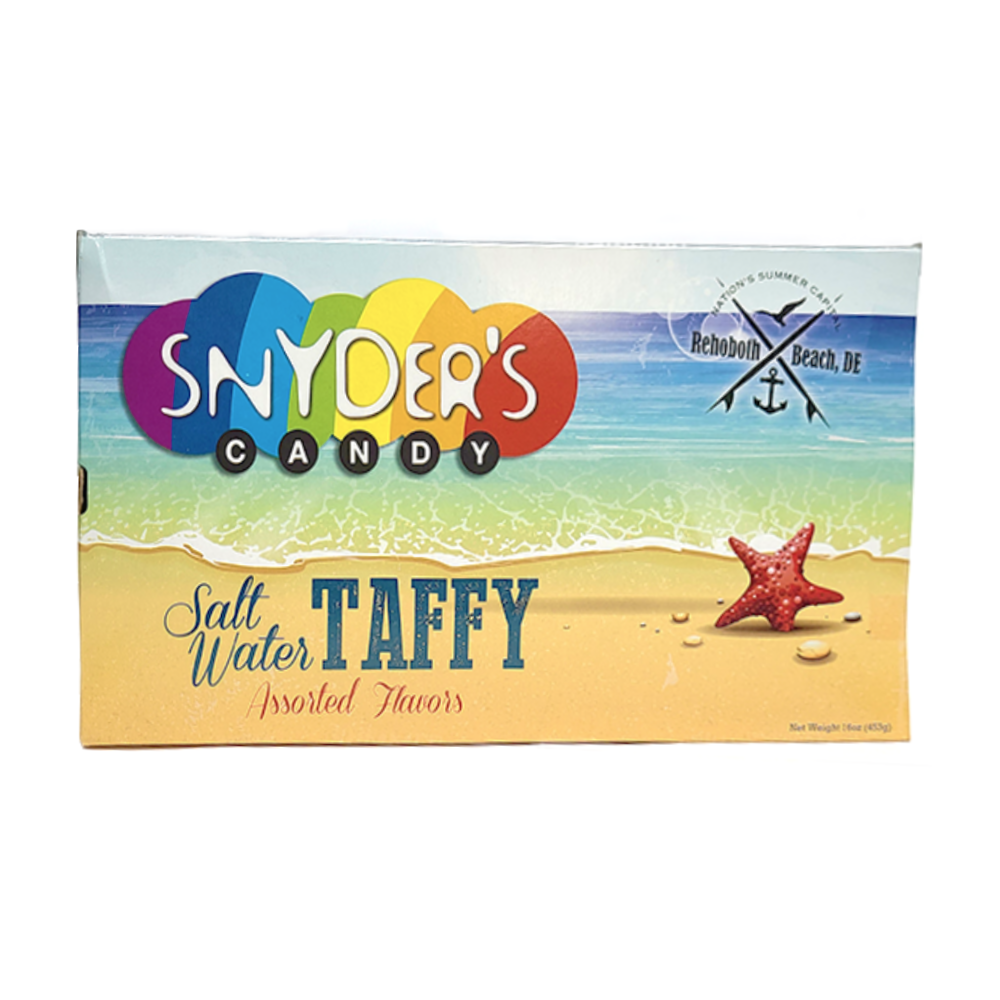 Salt Water Taffy - Assorted Kisses 1 lb. Box