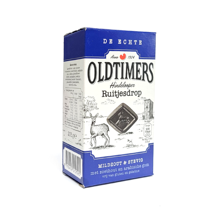Authentic OldTimers - Hindelooper Daimond Licorice - Mildly Salty / Solid - 9 oz.