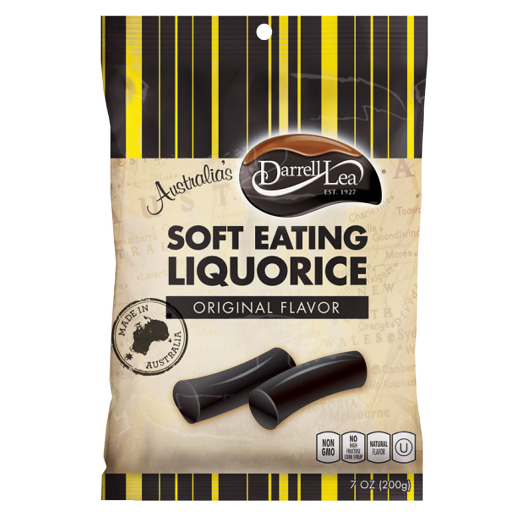 Darrell Lea Soft Eating Liquorice - Original Flavor 7 oz Bag