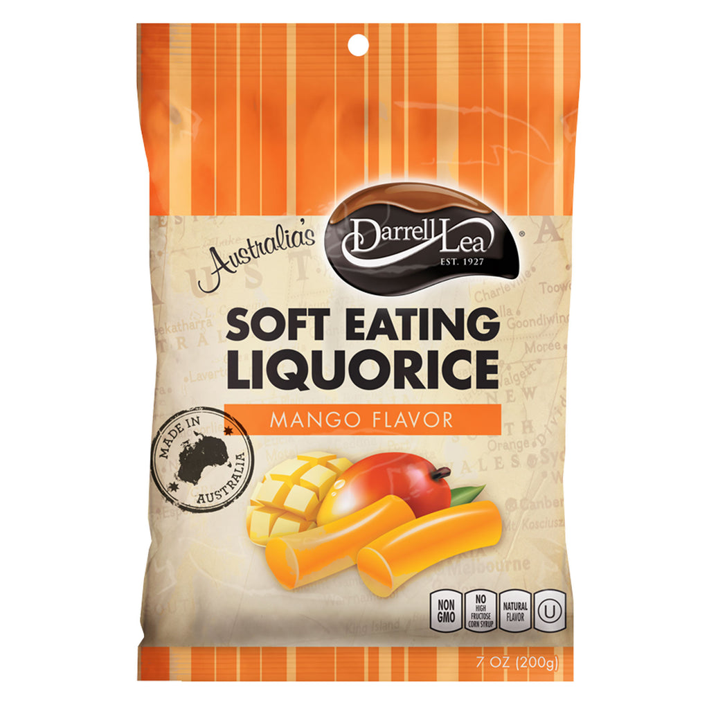 Darrell Lea Soft Eating Liquorice - Mango