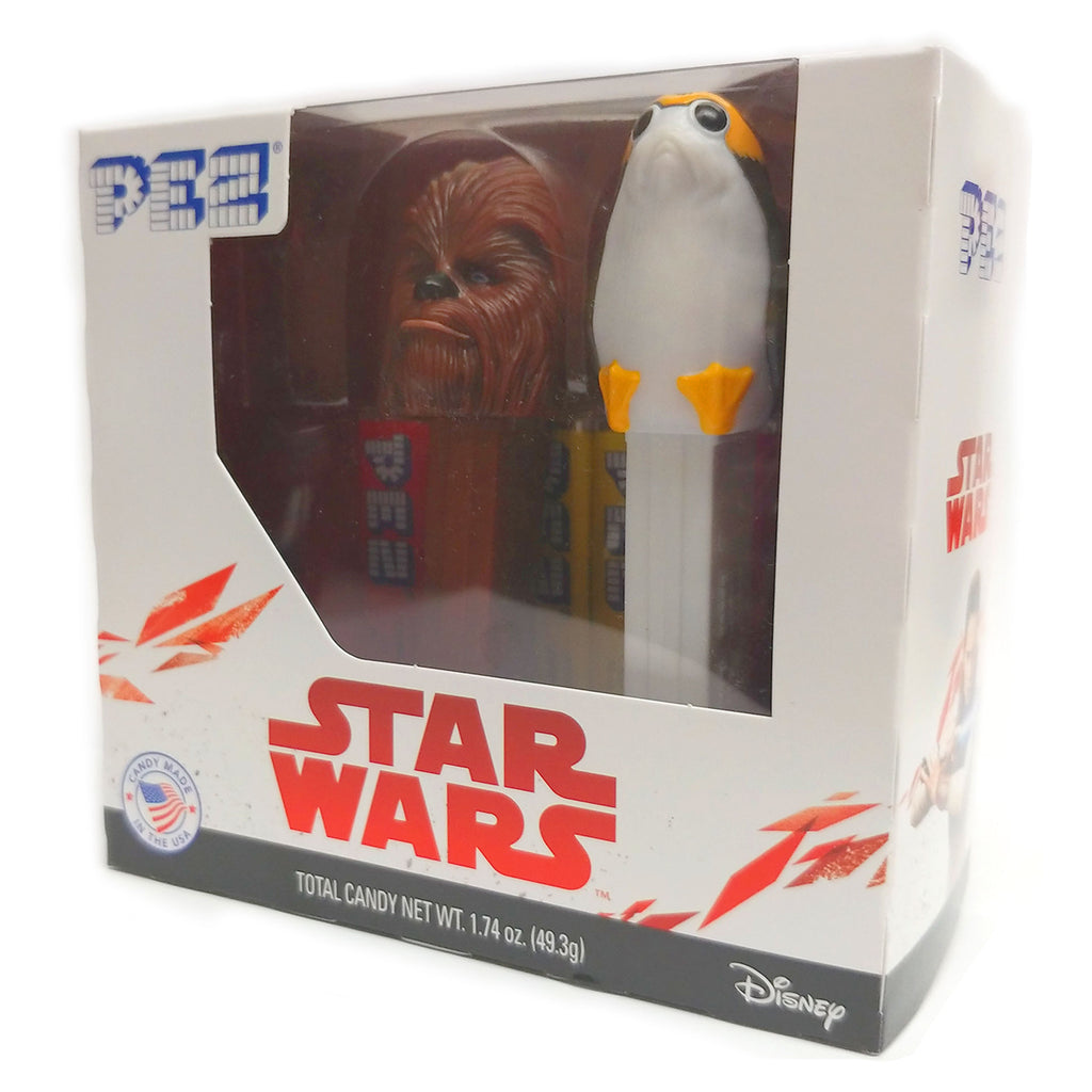 Star Wars Episode 8 PEZ® Set - Chewbacca & Prog