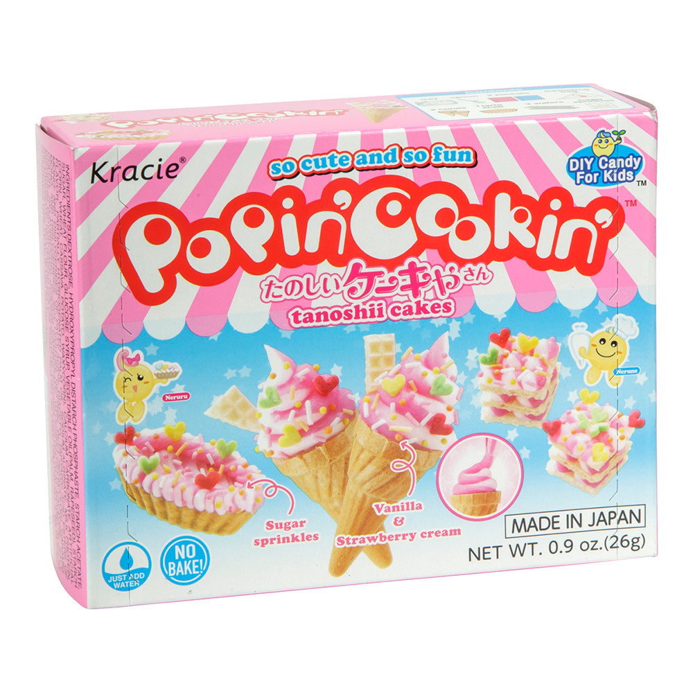Popin' Cookin'™ - Tanoshii Cakes DIY Candy Kit for Kids (Product of Japan)