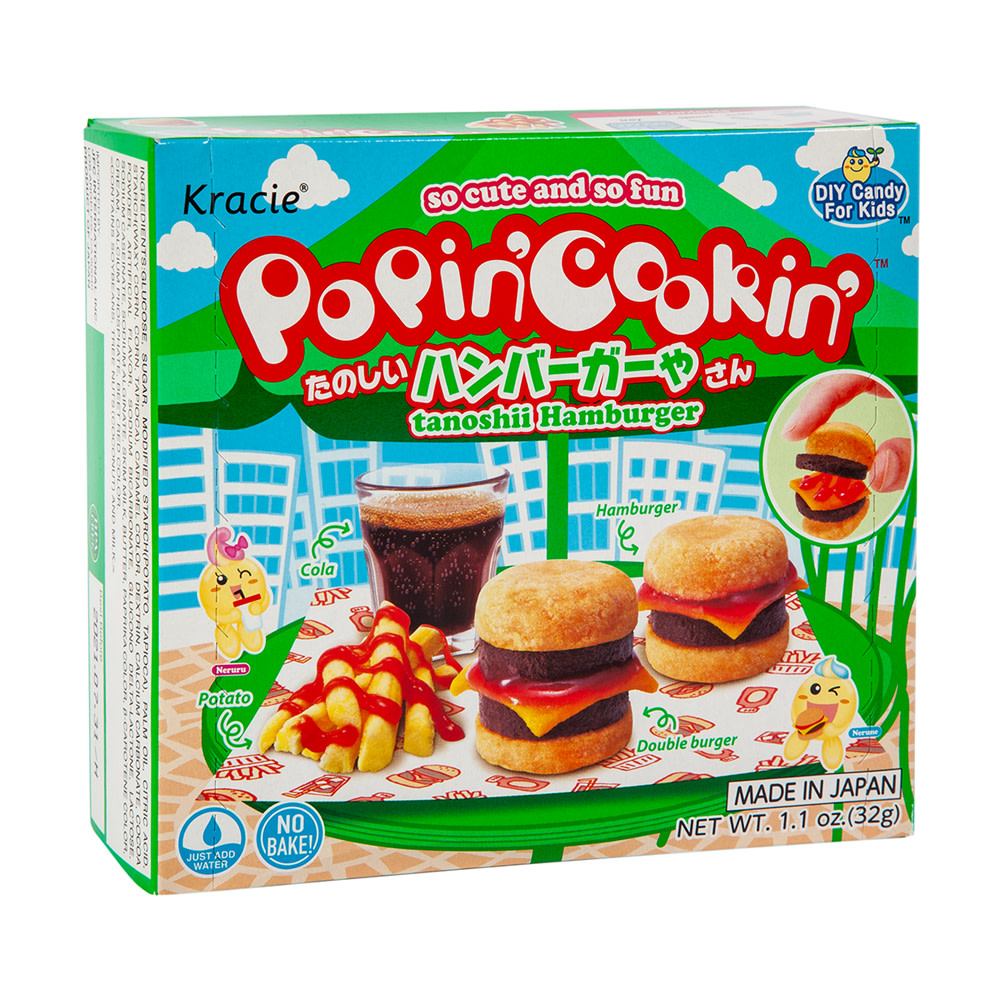 Popin' Cookin'™ - Tanoshii Hamburger DIY Candy Kit for Kids (Product of Japan)