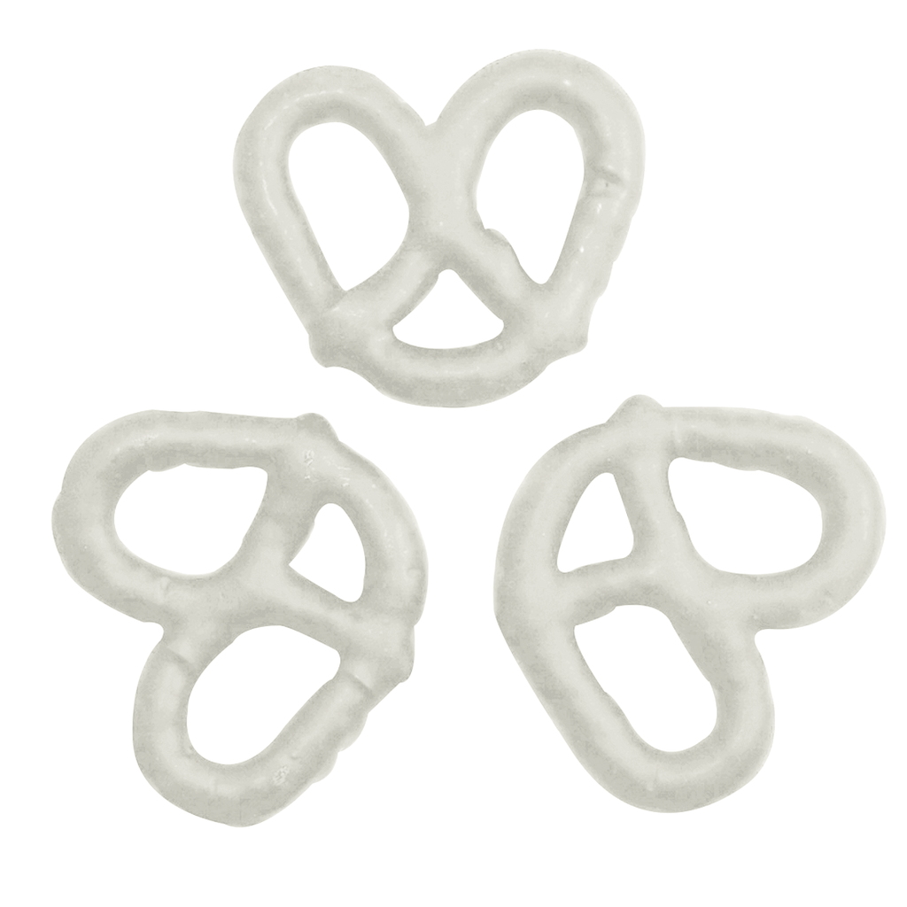 Chocolate Dipped Pretzels White