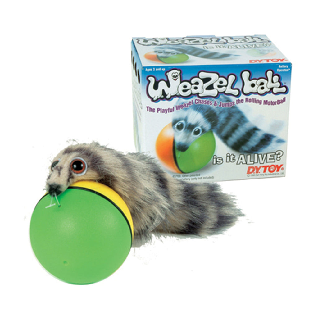 Weazel Ball Motorized Ball Pet Toy For Ages 3 and Up