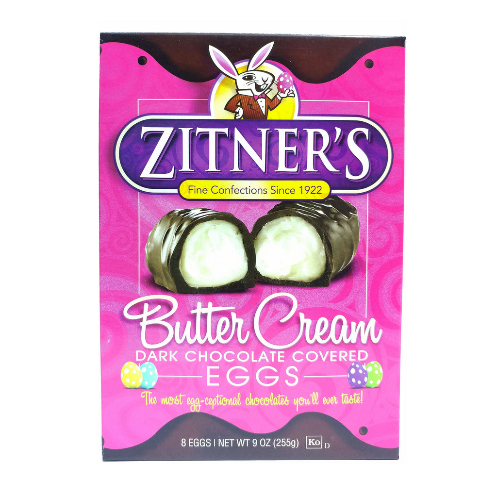 Zitner's Butter Cream Dark Chocolate Covered Egg (Box of 8)