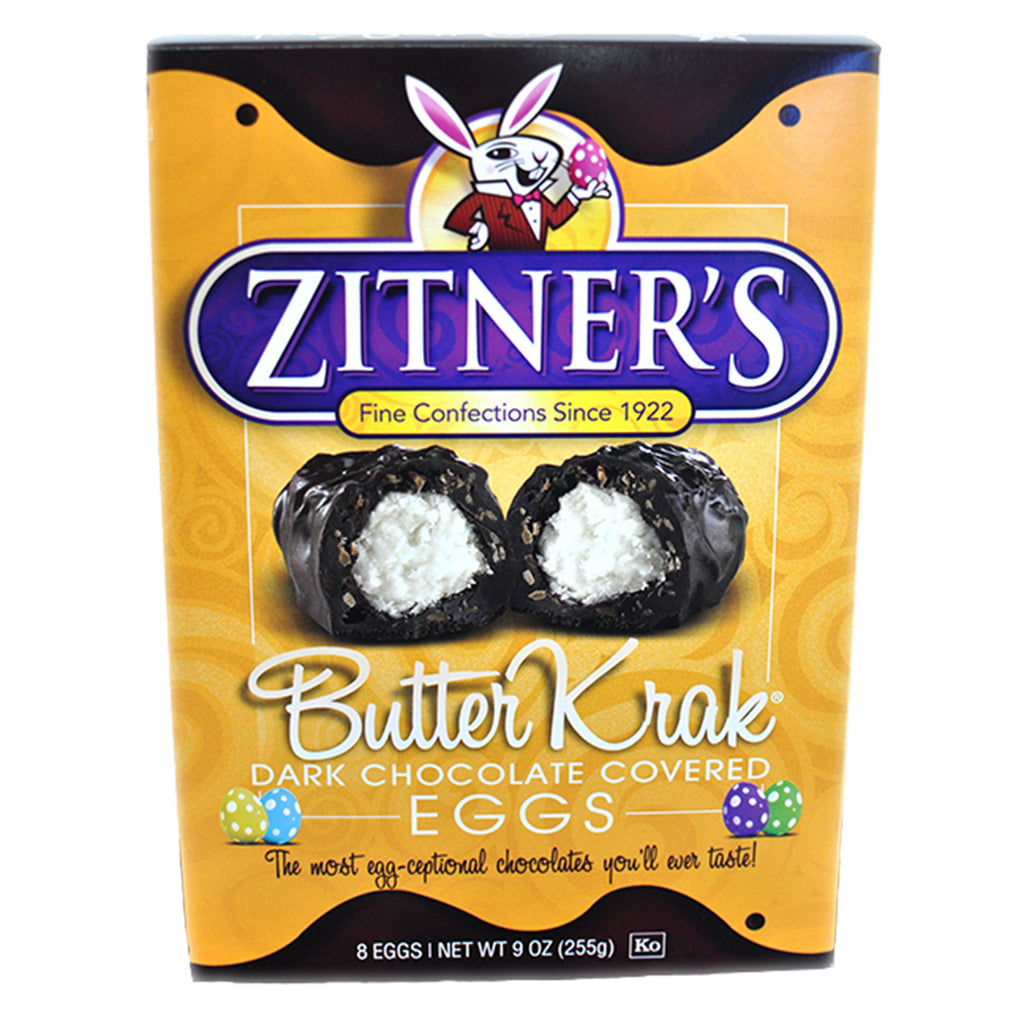 Zitner's Butter Krak Dark Chocolate Covered Egg (Box of 8)